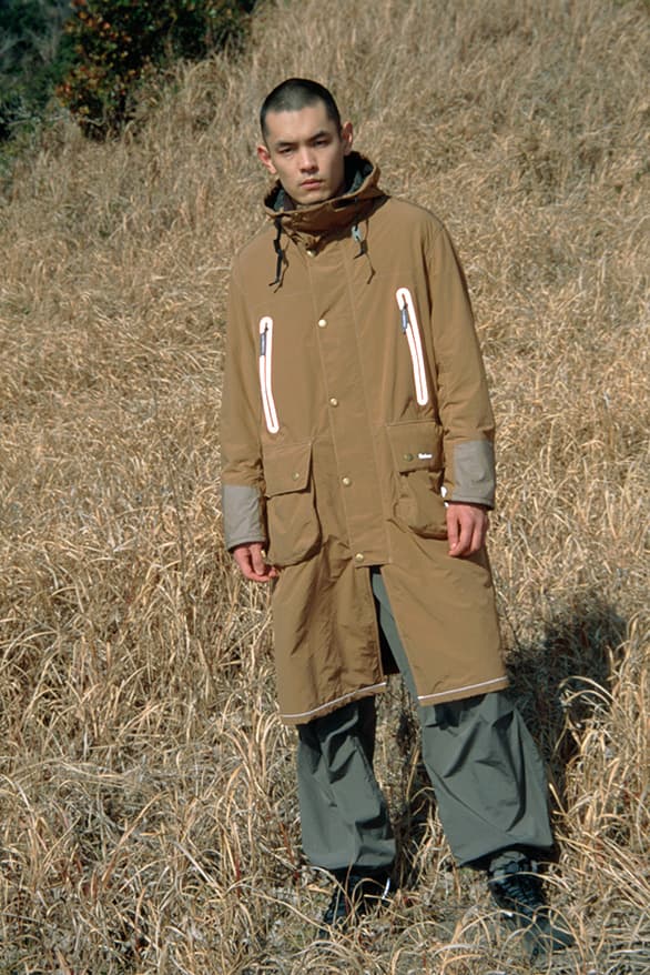 Barbour x and Wander Release Information outerwear menswear hike British Japanese