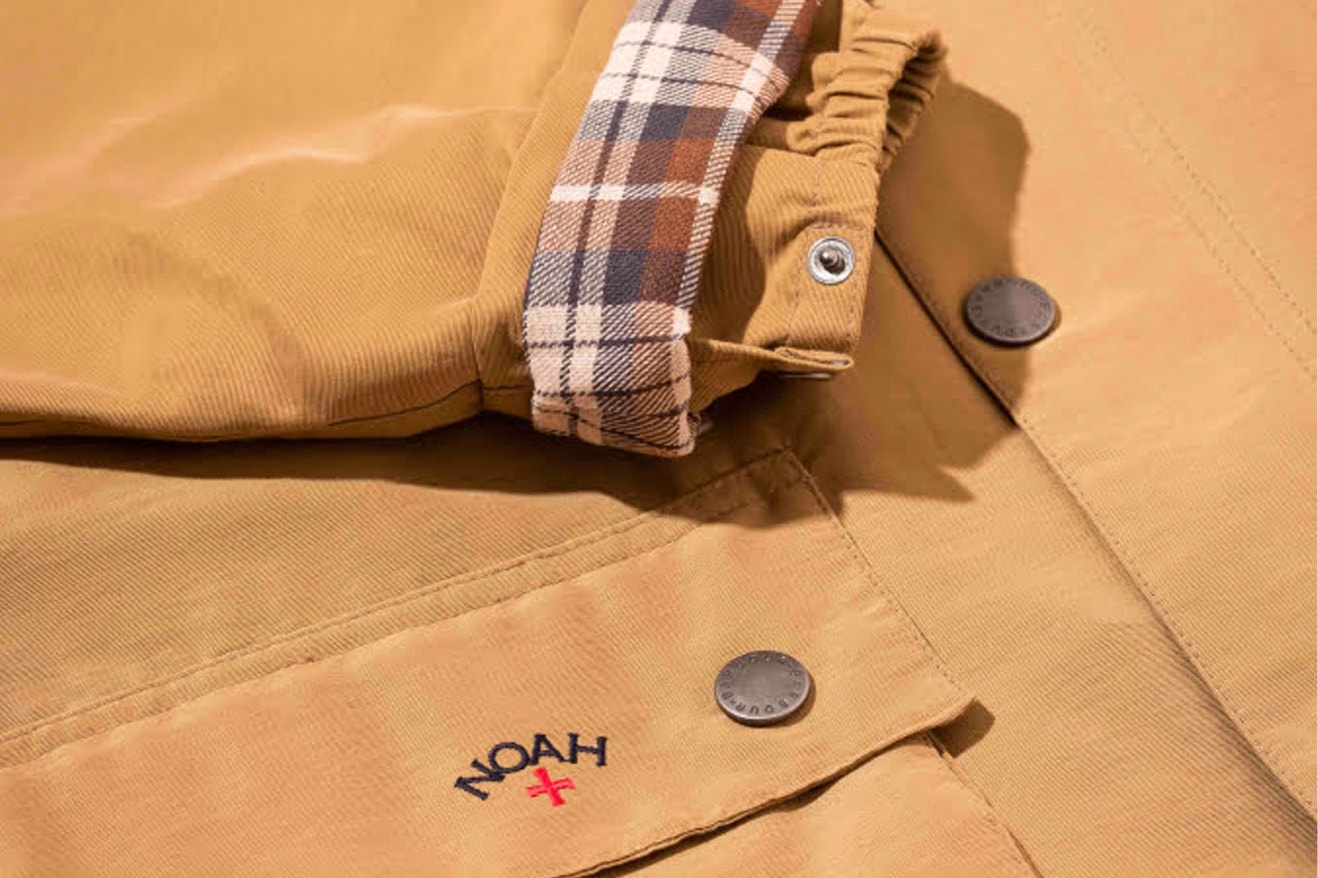Barbour x NOAH Collaboration Release Information Britain NYC 60/40 Bedale jacket outerwear