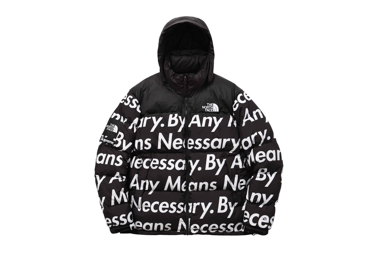 Supreme x north face by any means necessary | designer