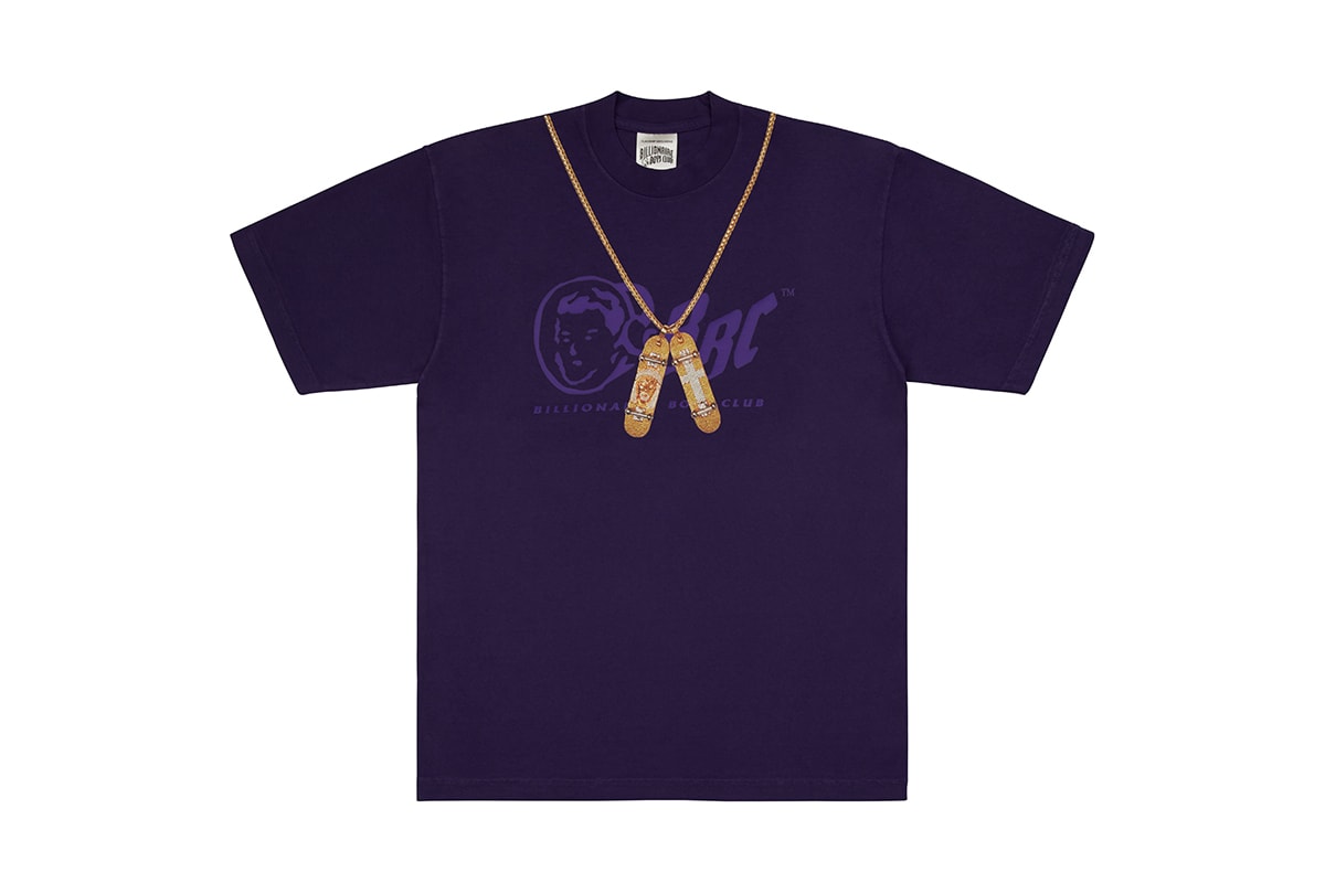 BBC ICECREAM x JOOPITER Reveal Limited-Edition Collaboration pharrell williams jacob & co. skateboard pendant chain sone of a pharaoh purple t-shirts 