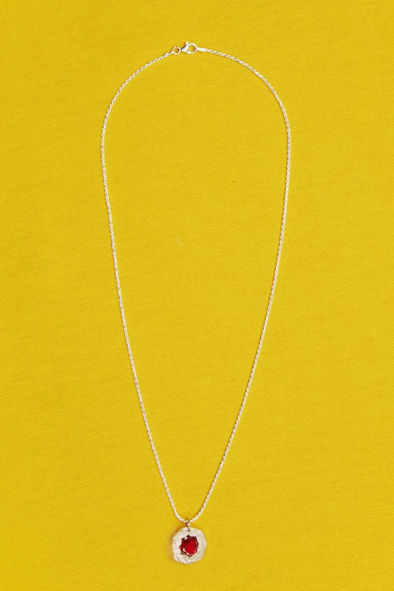 Bleue Burnham 9kt yellow gold sapphire necklace