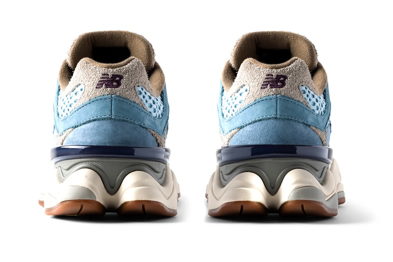 Bodega New Balance 9060 Modern Renaissance steel blue nubuck mushroom gum release info date price