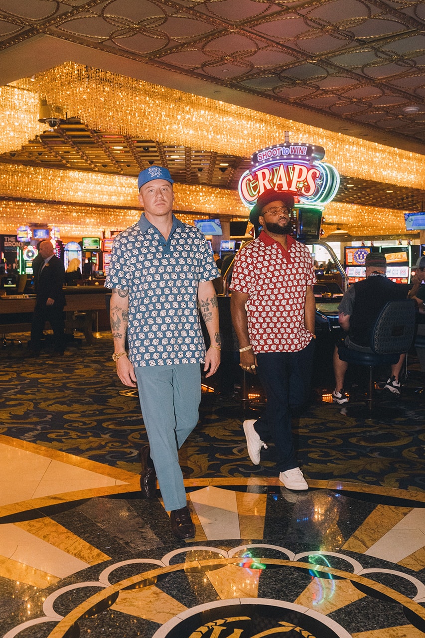 Bogey Boys Vegas Collection Macklemore рубашка для гольфа поло с капюшоном шляпа синий красный