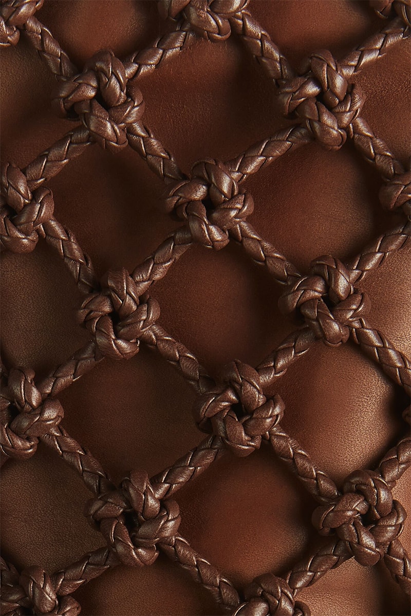 bottega veneta lug boot netting net dark chestnut winter 2022