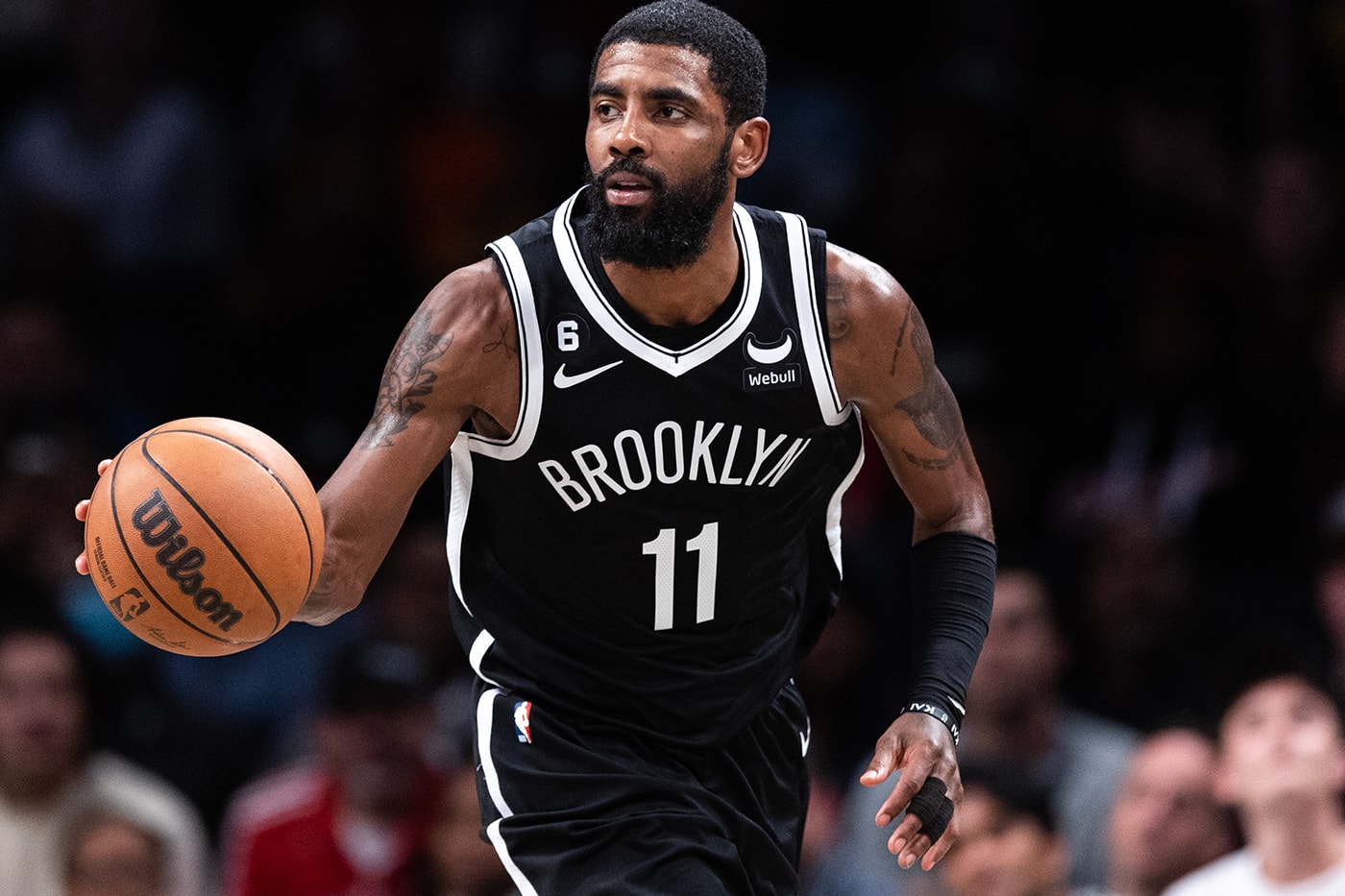 Brooklyn Nets Suspend Kyrie irving five games no pay unequivocally say he has no antisemtic beliefs adam silver media hebrews to negroes wake up black america 