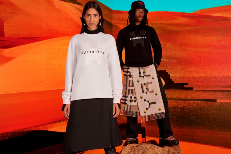 Burberry and Minecraft Explore a Pixelated Reality in New Capsule Collection