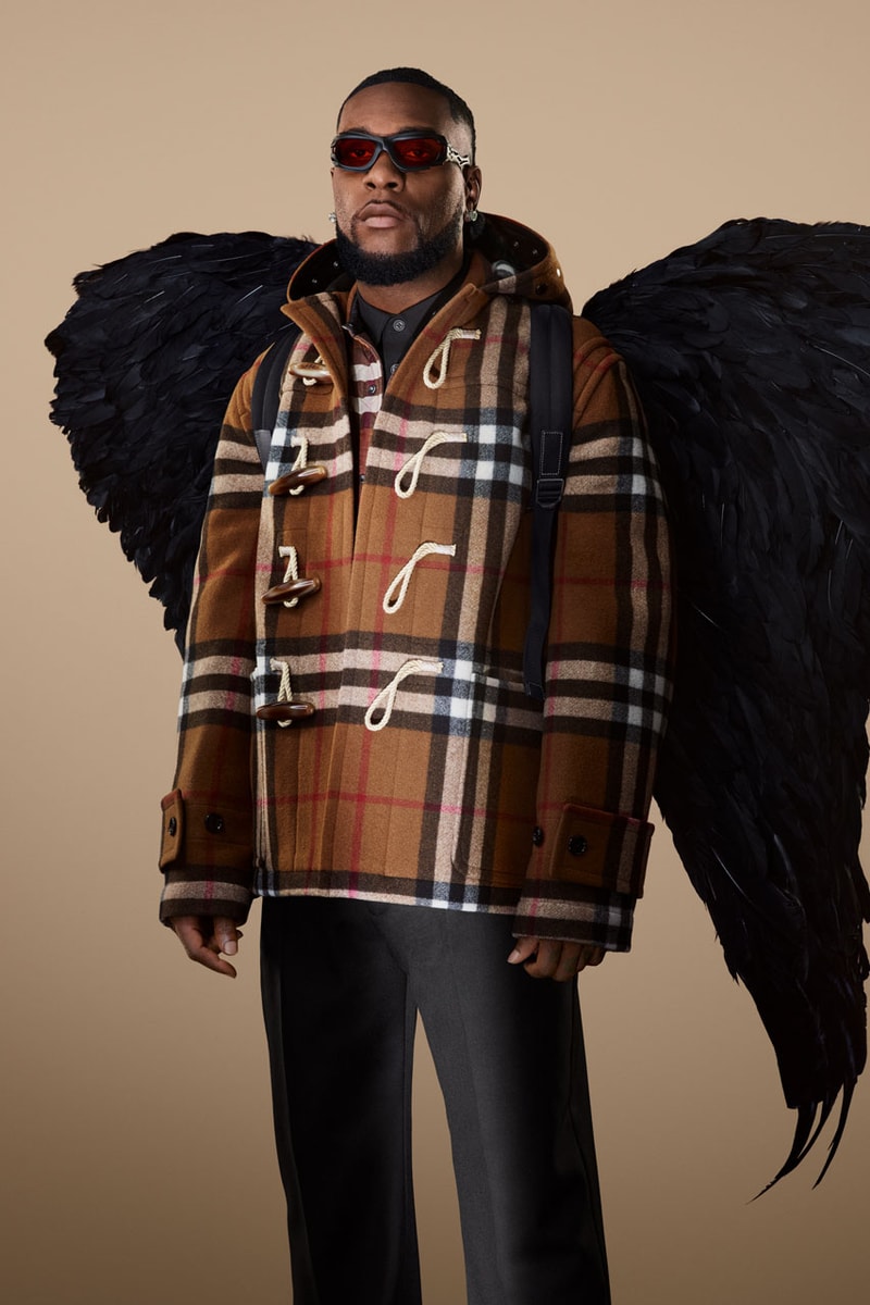 Burberry The Night Before Burna Boy Shakira Luxury Fashion British Music Christmas Holidays Shirts Accessories Outerwear 