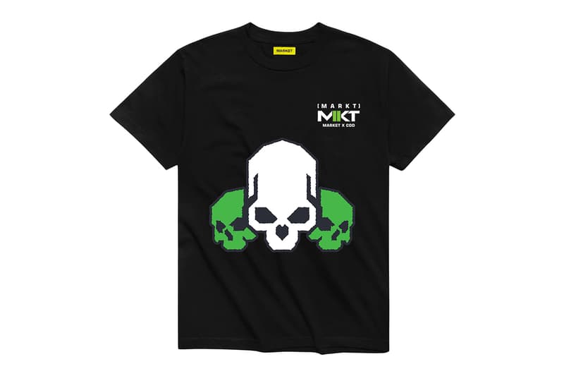 call of duty market collaboration limited edition collection custom apparel accessories black neon green release info date price