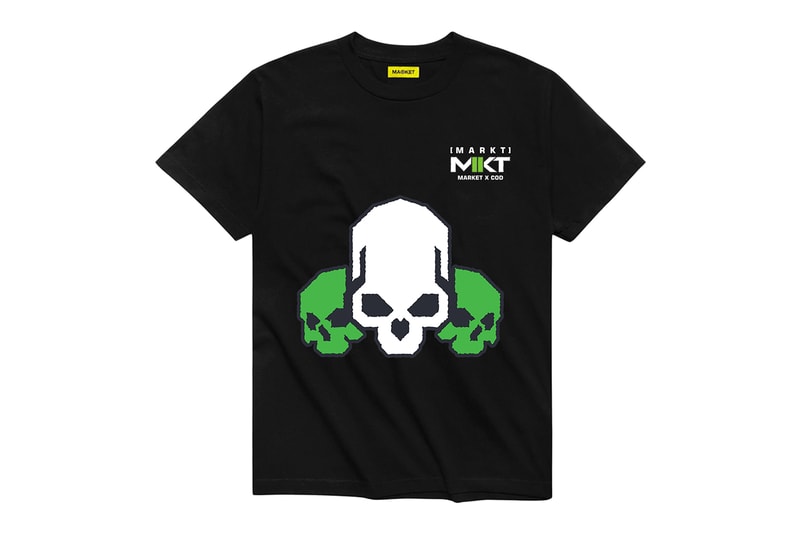 call of duty market collaboration limited edition collection custom apparel accessories black neon green release info date price