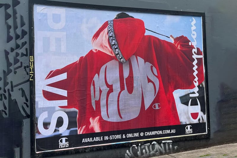 Australian Label PELVIS Taps Champion for a Limited Hoodie Drop