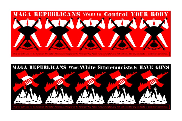 Cleon Peterson Urges People to Vote in Upcoming US Elections Through Two Striking Banners