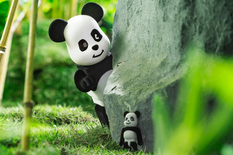 CLOT Medicom Toy Bearbrick panda Juice Store trailer wildlife bear black white 100 400 1000 release info date price
