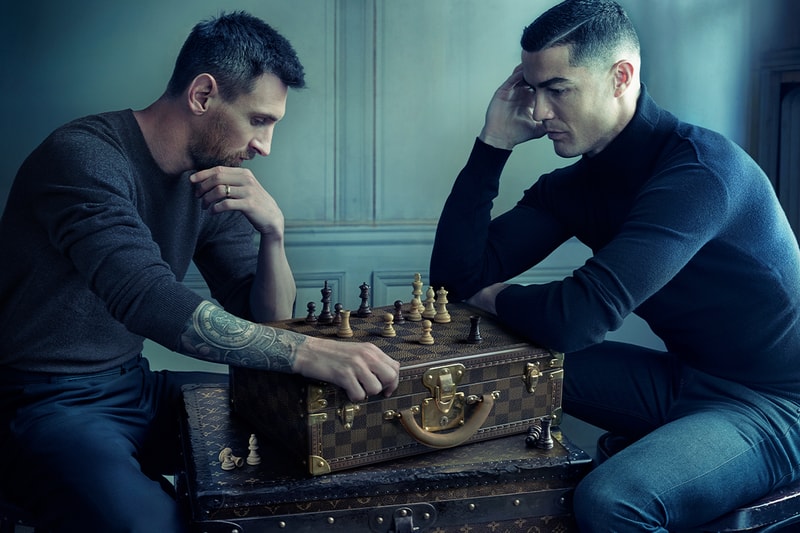 Cristiano Ronaldo Lionel Messi Louis Vuitton Campaign