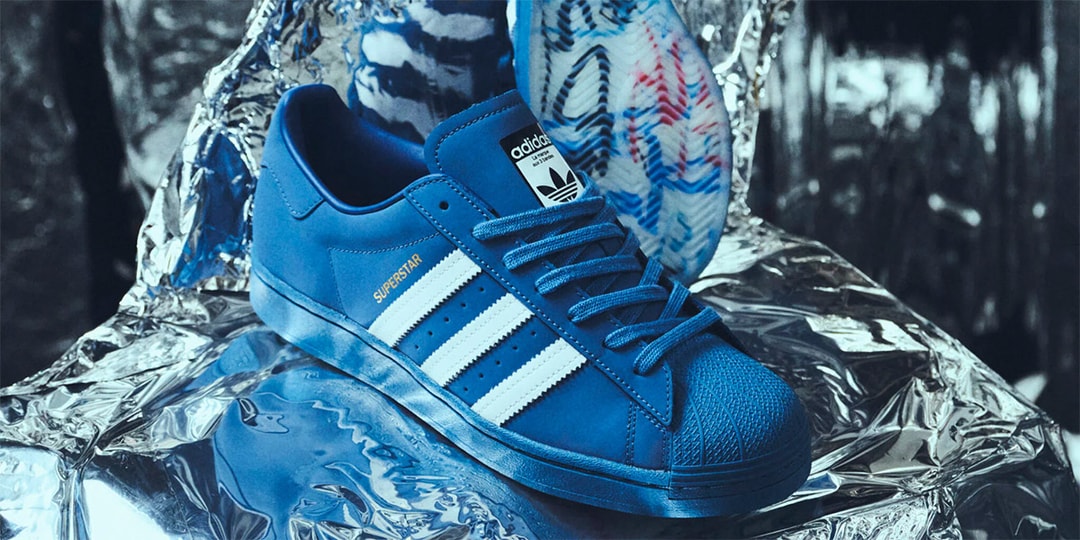 High top adidas superstar blue Clearance