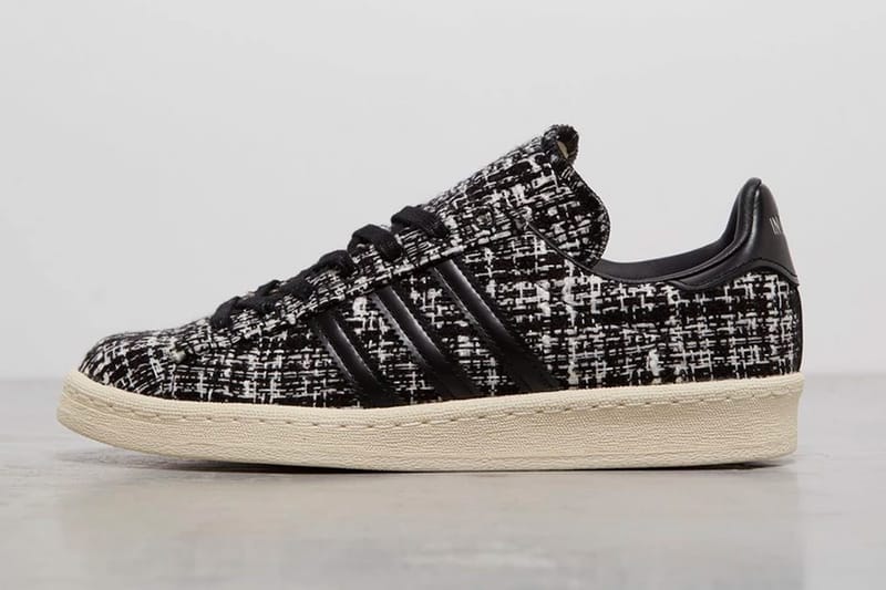 The DAYZ x INVINCIBLE x adidas Campus 80 is a Tweed-Lover's Dream