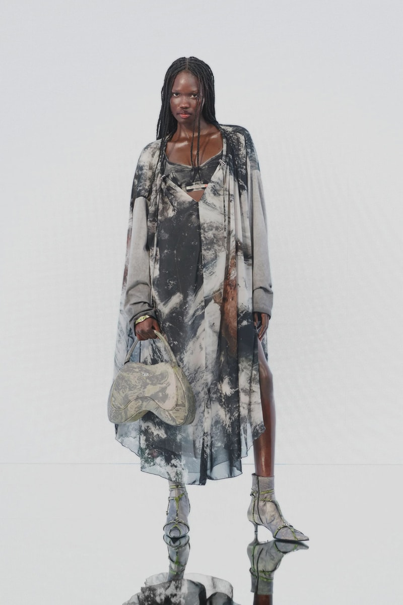 Diesel Pre-Fall 2023 Collection Lookbook Runways Glenn Martens Looks Mens Womens Commercial Denim Camouflage Y2K 2000s