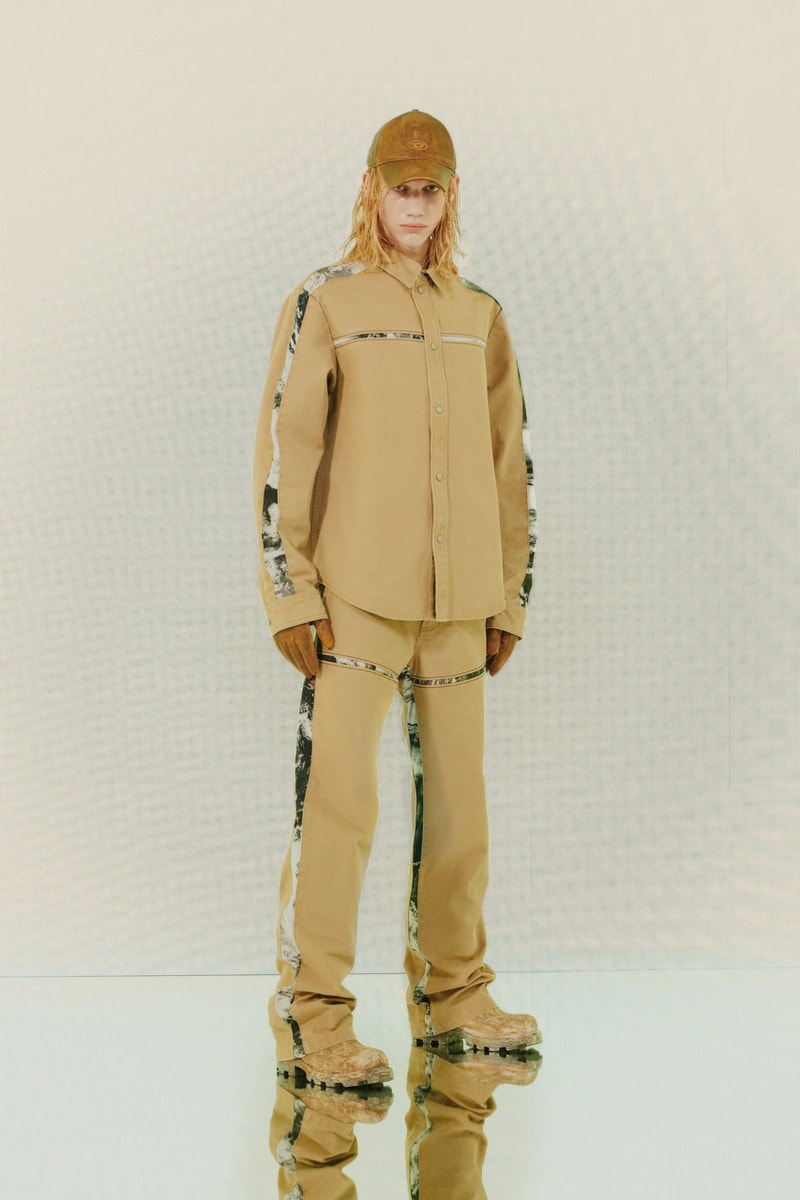 Diesel Pre-Fall 2023 Collection Lookbook Runways Glenn Martens Looks Mens Womens Commercial Denim Camouflage Y2K 2000s