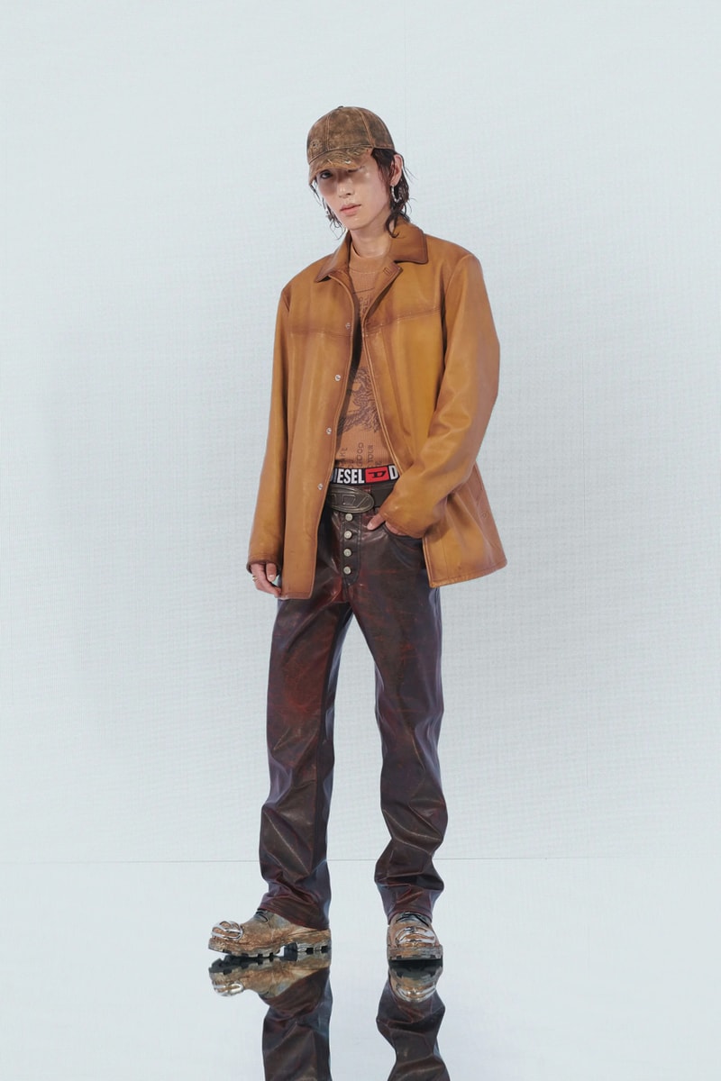 Diesel Pre-Fall 2023 Collection Lookbook Runways Glenn Martens Looks Mens Womens Commercial Denim Camouflage Y2K 2000s