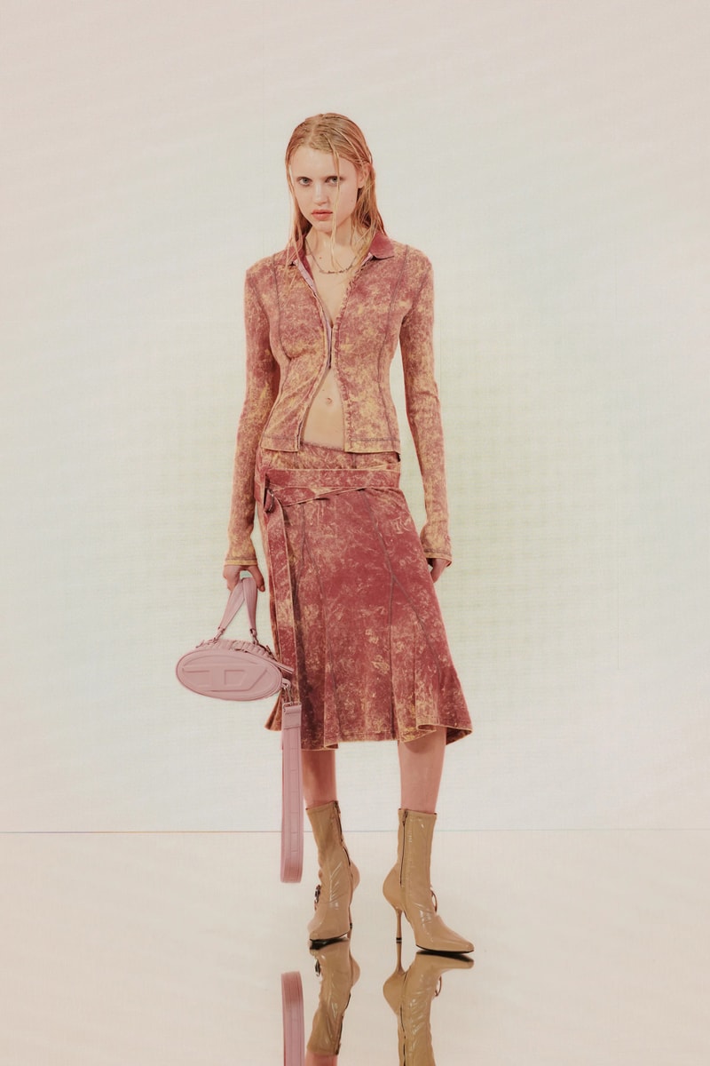 Diesel Pre-Fall 2023 Collection Lookbook Runways Glenn Martens Looks Mens Womens Commercial Denim Camouflage Y2K 2000s