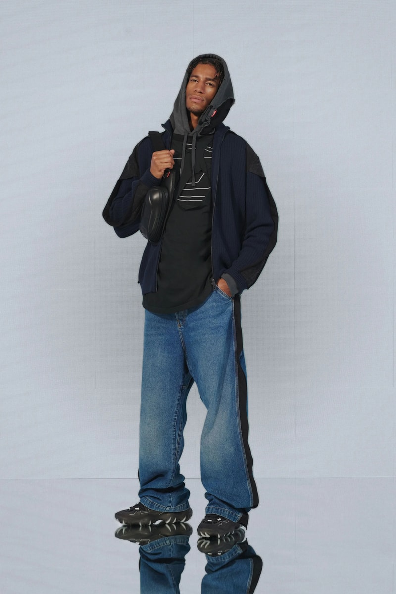 Diesel Pre-Fall 2023 Collection Lookbook Runways Glenn Martens Looks Mens Womens Commercial Denim Camouflage Y2K 2000s