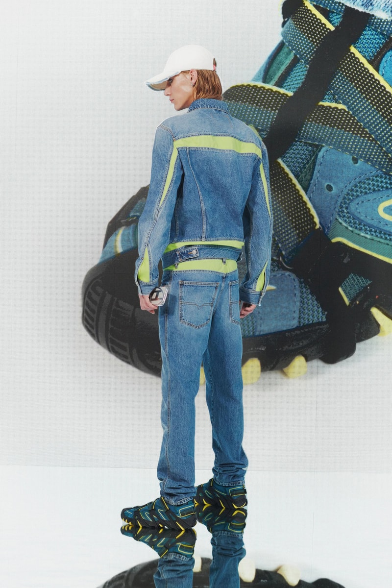 Diesel Pre-Fall 2023 Collection Lookbook Runways Glenn Martens Looks Mens Womens Commercial Denim Camouflage Y2K 2000s