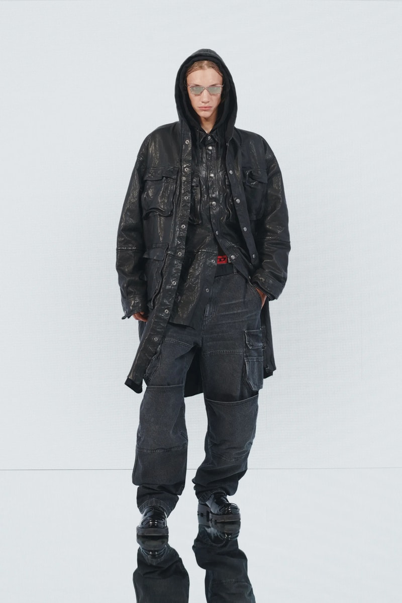 Diesel Pre-Fall 2023 Collection Lookbook Runways Glenn Martens Looks Mens Womens Commercial Denim Camouflage Y2K 2000s