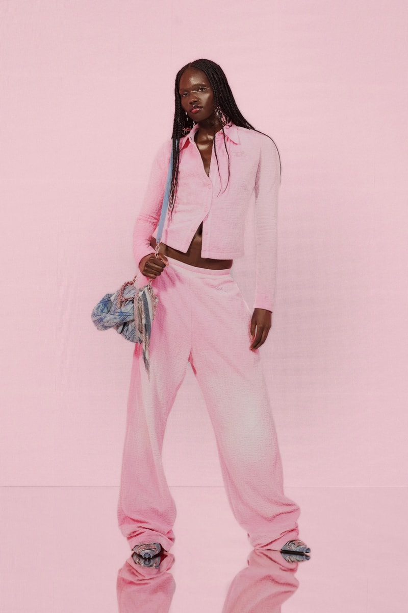 Diesel Pre-Fall 2023 Collection Lookbook Runways Glenn Martens Looks Mens Womens Commercial Denim Camouflage Y2K 2000s