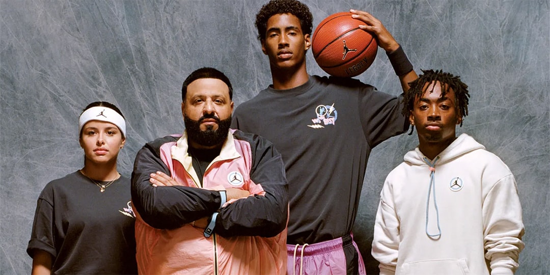 DJ Khaled Wearing a Jordan & Louis Vuitton x NBA Outfit