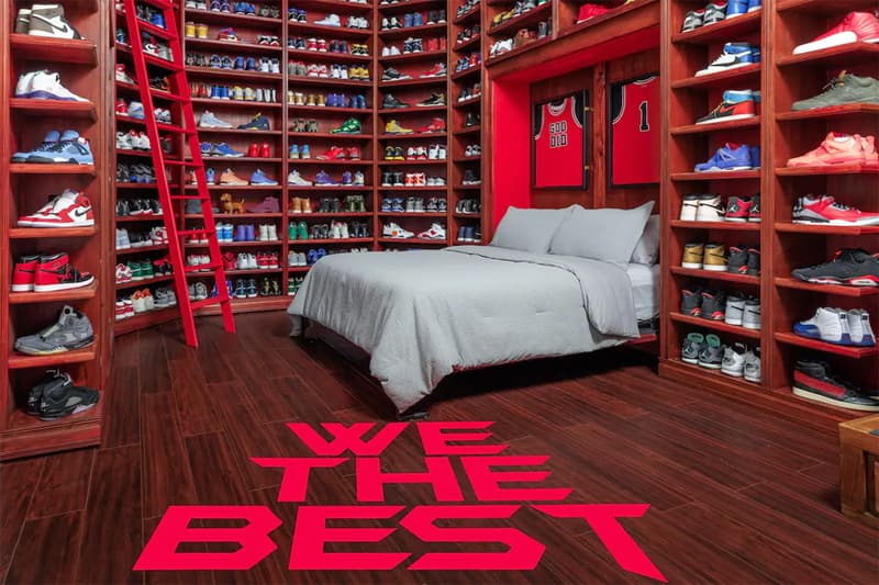 dj khaled sneaker closet airbnb miami info 