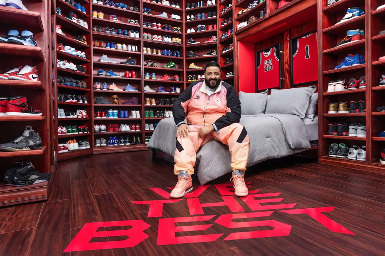 dj khaled sneaker closet airbnb miami info 