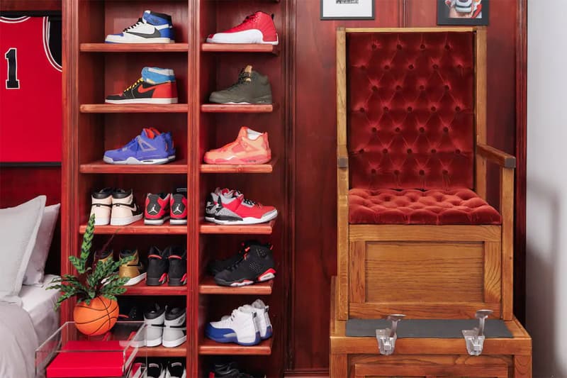 dj khaled sneaker closet airbnb miami info 