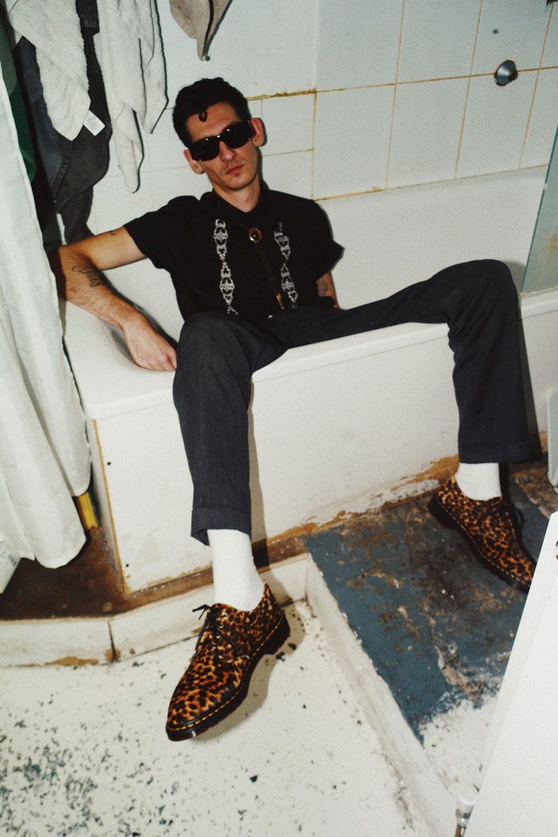 Dr Martens Leopard Pack Shearling Shoe Footwear Adrian Snaffle Leopard Kiltie Loafers Smiths Hair On Leopard Print