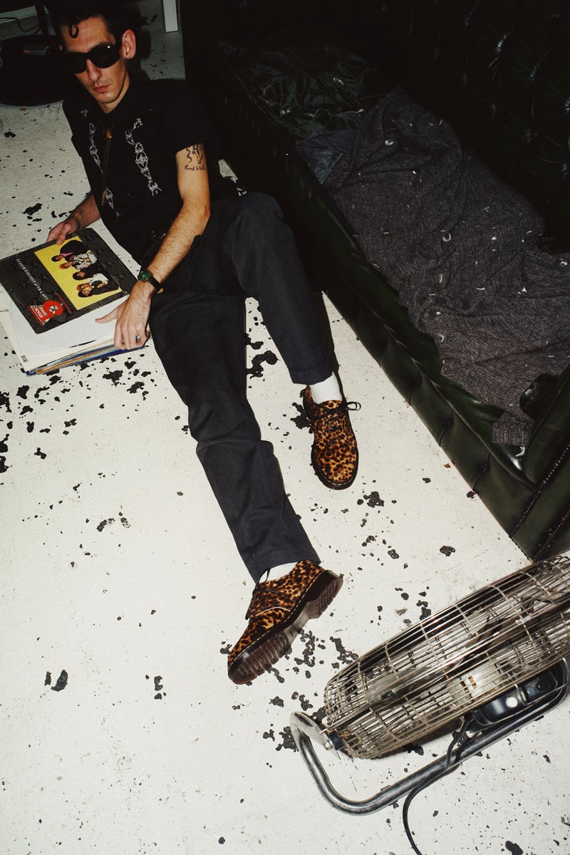 Dr Martens Leopard Pack Shearling Shoe Footwear Adrian Snaffle Leopard Kiltie Loafers Smiths Hair On Leopard Print