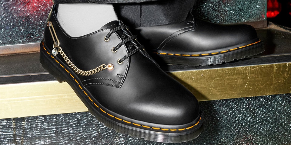 Dr. Martens Embellishes 1460 and 1461 Boots in Swarovski Crystals