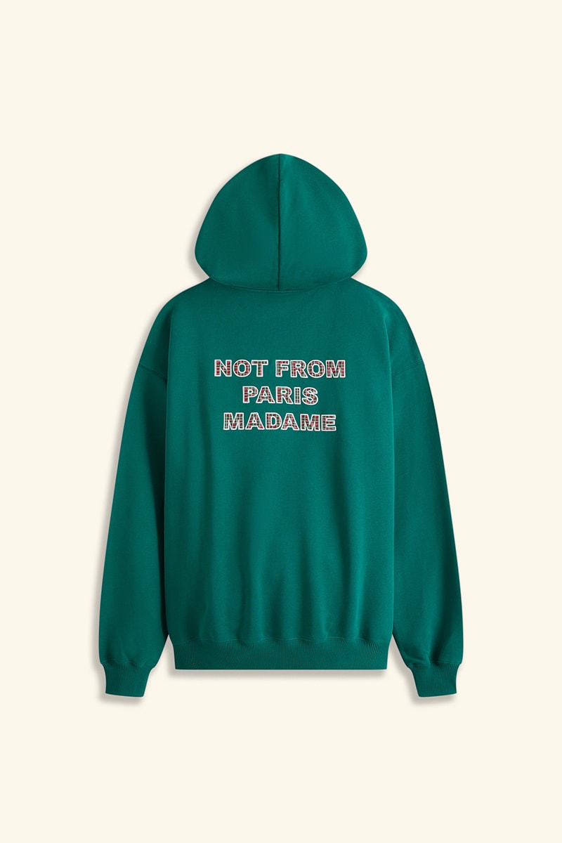 Drôle de Monsieur Drops Festive Holiday Collection Release Info christmas cardigans plaid red green sweaters chic comfy winter pieces heritage holiday cheer 