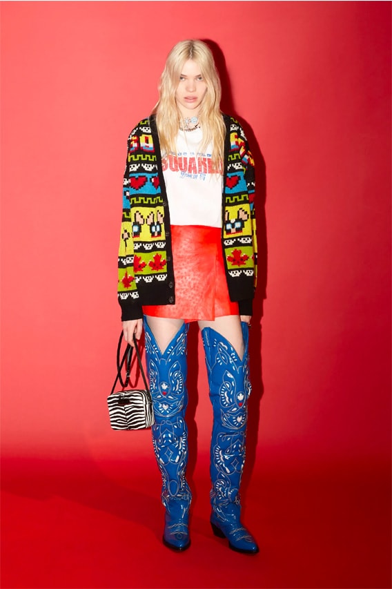 DSquared2 Pre-Fall 2023 Collection womenswear hippy boho thrift lookbook