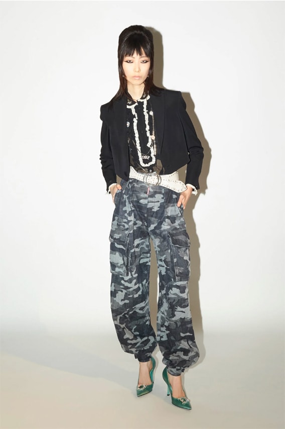 DSquared2 Pre-Fall 2023 Collection womenswear hippy boho thrift lookbook