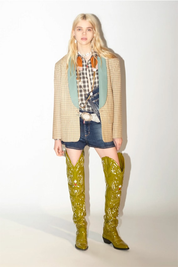 DSquared2 Pre-Fall 2023 Collection womenswear hippy boho thrift lookbook