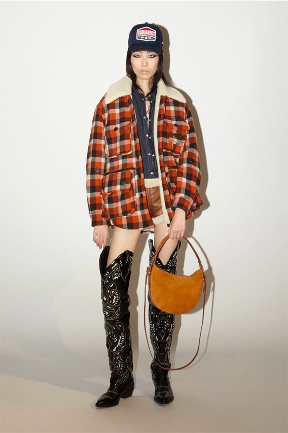 DSquared2 Pre-Fall 2023 Collection womenswear hippy boho thrift lookbook
