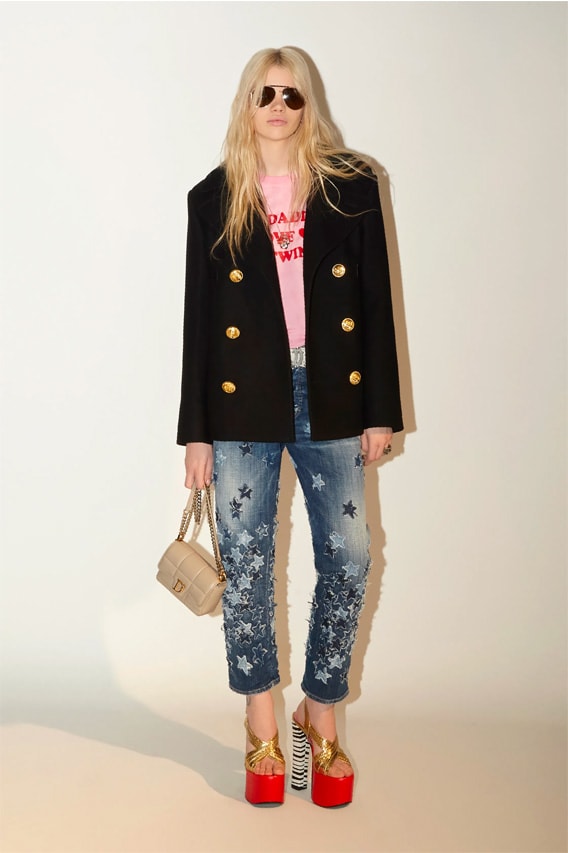 DSquared2 Pre-Fall 2023 Collection womenswear hippy boho thrift lookbook