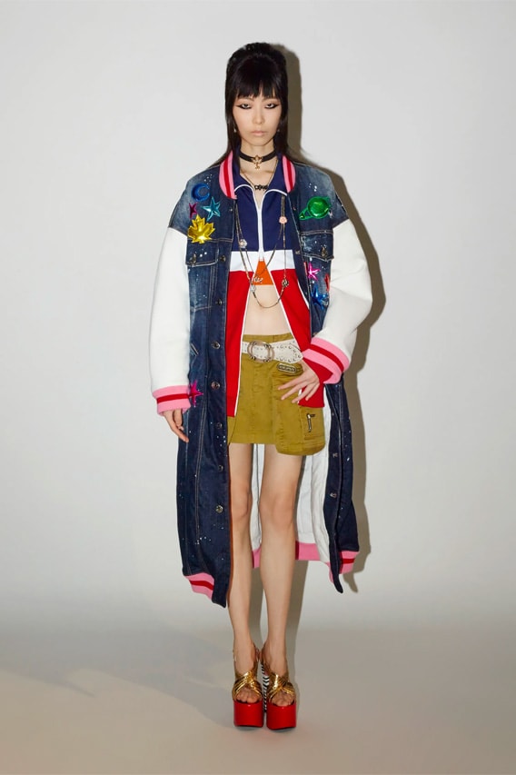 DSquared2 Pre-Fall 2023 Collection womenswear hippy boho thrift lookbook