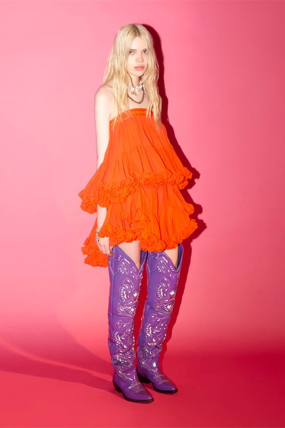 DSquared2 Pre-Fall 2023 Collection womenswear hippy boho thrift lookbook