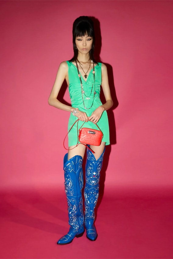 DSquared2 Pre-Fall 2023 Collection womenswear hippy boho thrift lookbook
