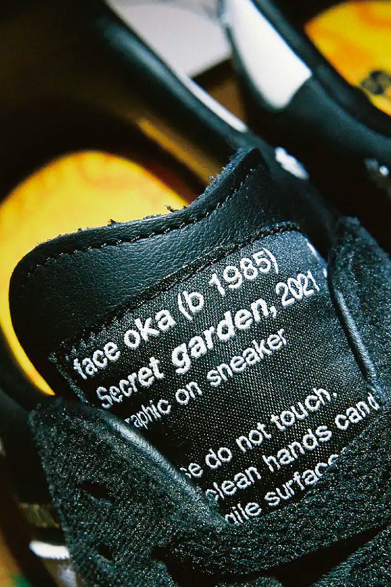 adidas originals samba atmos face collaboration sneakers black white flowers daisy release info date price