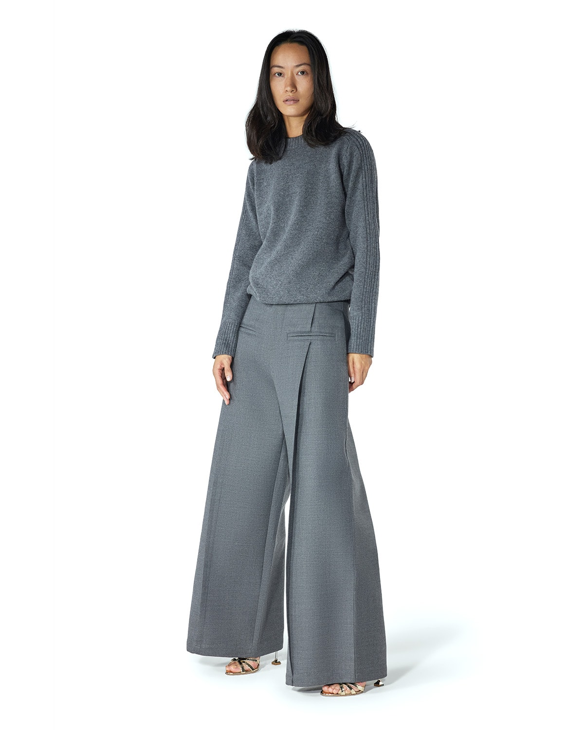 fax copy express* shell clog fw 2022 collection eva rubber futuristic cocoon knit sweater cardigan dirty wash denim relaxed-cut trouser wardrobe essentials