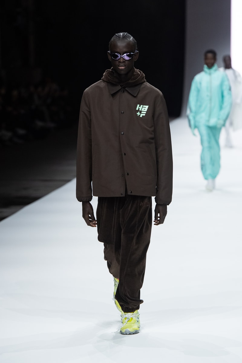 Haider Ackermann FILA 2022 Runway Show Manchester Spring Summer Fashion Luxury Style Clothes Green Pink Black Blue