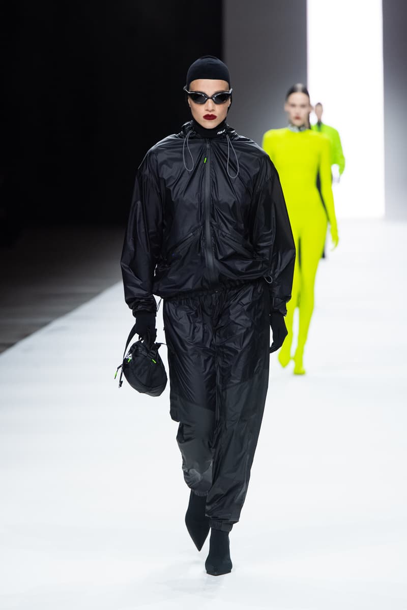 Haider Ackermann FILA 2022 Runway Show Manchester Spring Summer Fashion Luxury Style Clothes Green Pink Black Blue