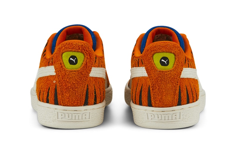 PUMA Suede ROMA frosted flakes Tony the tiger stripes orange blue Kelloggs black 388060 01 388018 01 release info date price