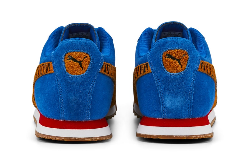 PUMA Suede ROMA frosted flakes Tony the tiger stripes orange blue Kelloggs black 388060 01 388018 01 release info date price