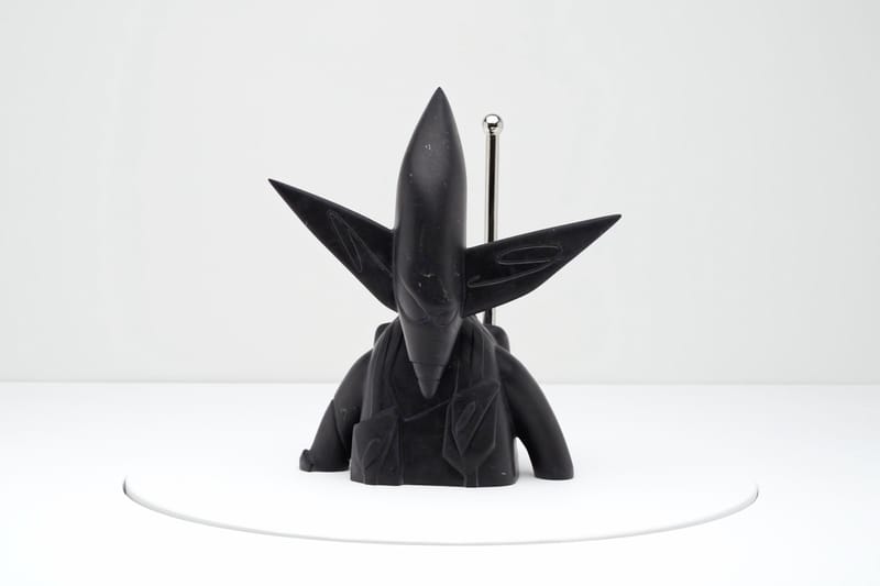 Futura and Avant Arte Cast Pointman in Pristine Carrara Marble